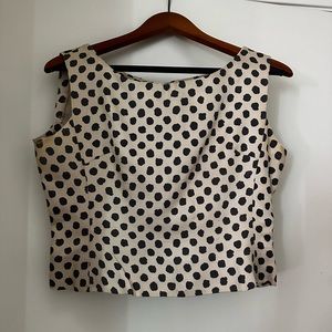1960 Vintage Christian Dior Printemps-ete top. Made in France